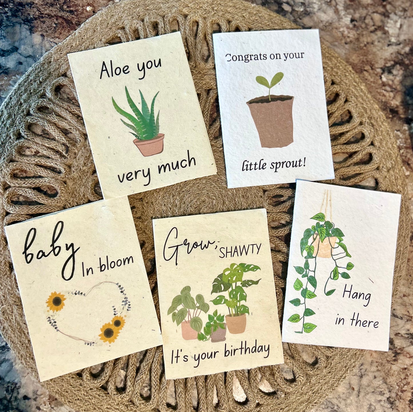 Plantable Gift Cards